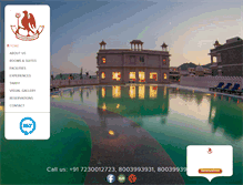 Tablet Screenshot of bhanwarsinghpalace.com
